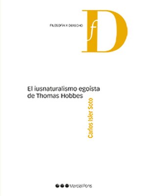 cover image of El iusnaturalismo egoísta de Thomas Hobbes